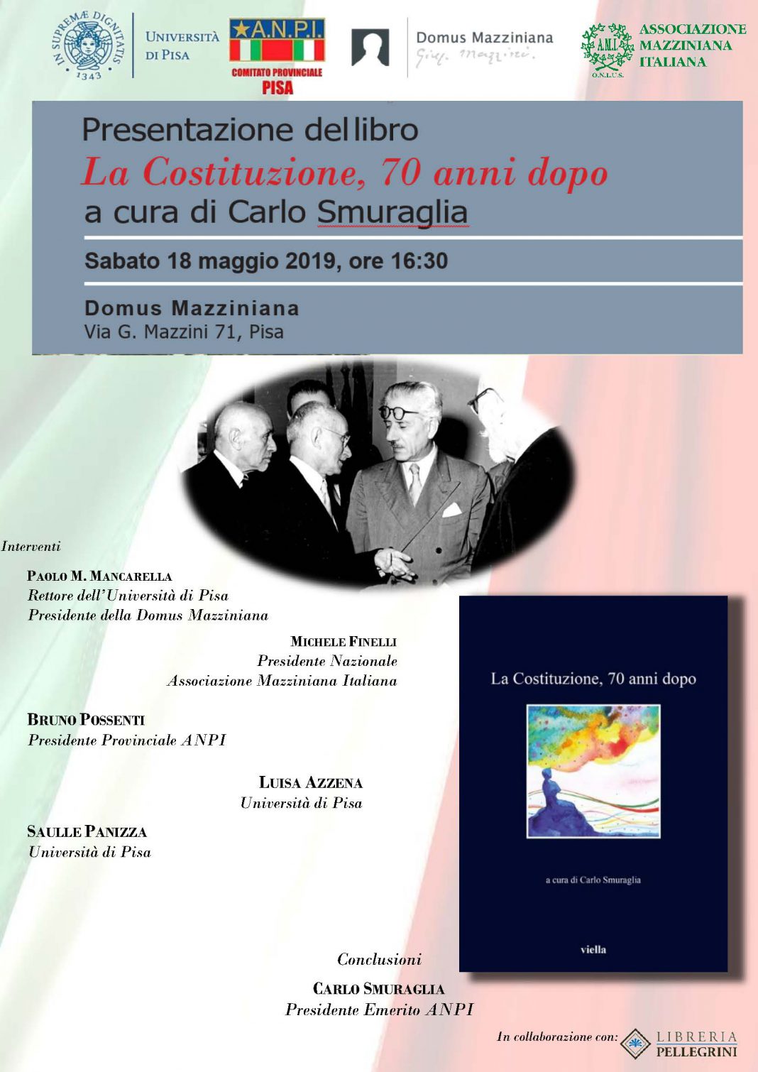 sab 18 mag Anpi Carlo Smuraglia La costituzione 70 anni dopo