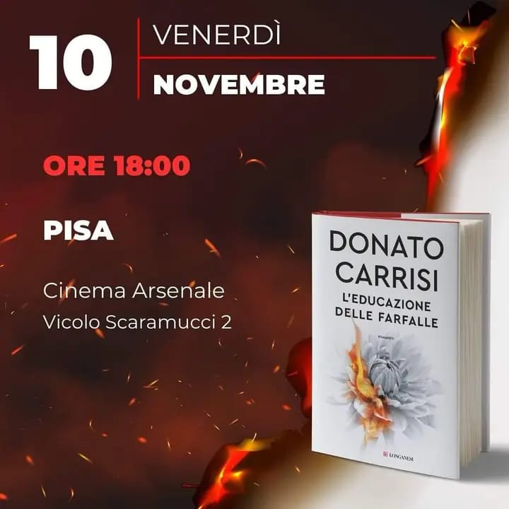 Donato Carrisi a Pisa per presentare il suo ultimo libro!
