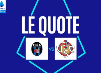 Per i bookmaker il Pisa è favorito contro la Cremonese