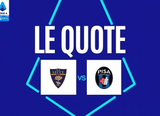 Lecce leggermente favorito, ma le quote restano in equilibrio
