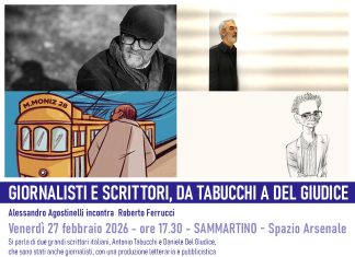 Al Circolo della Stampa di Pisa si parla di Tabucchi e Del Giudice