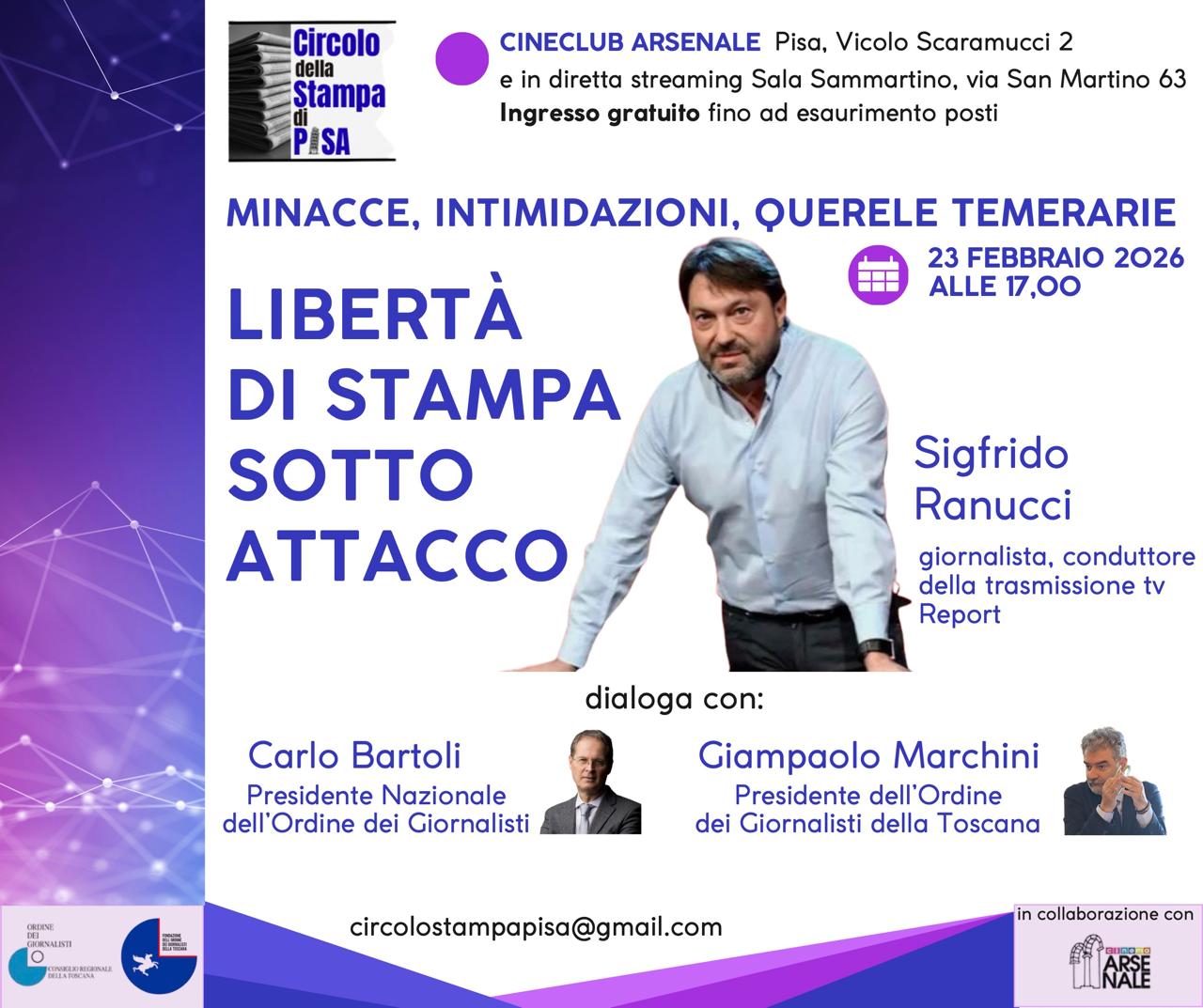 libertà di stampa sotto attacco
