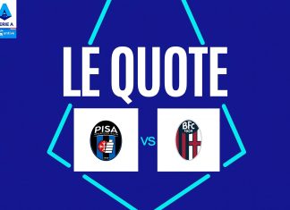 Le quote di Pisa-Bologna, emiliani nettamente favoriti