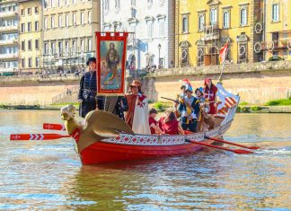 Palio di San Ranieri: sfida sull’Arno tra i quartieri storici della città.