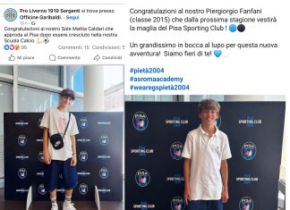 Calciomercato Pisa, raffica di giocatori per il vivaio. Società locali orgogliose di cedere i propri talenti ai nerazzurri
