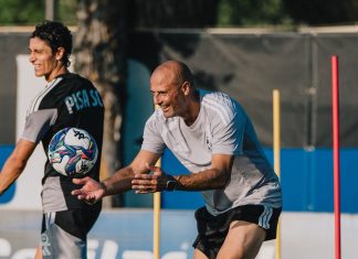Pisa, oggi il test match contro il Bologna. Ultima seduta di allenamento domani, poi si riprenderà martedì