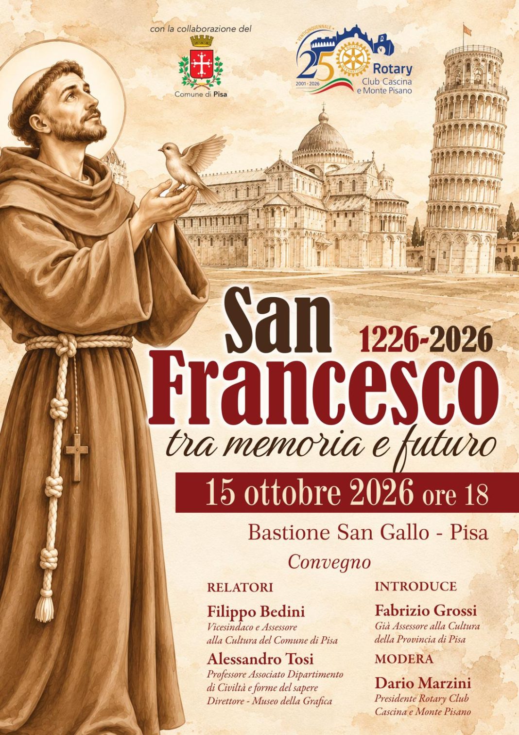 Locandina San Francesco - Bastione Sangallo